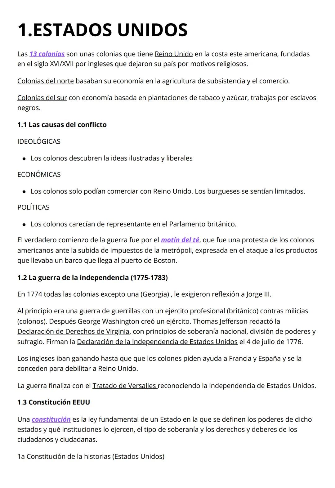 Independencia de Estados Unidos