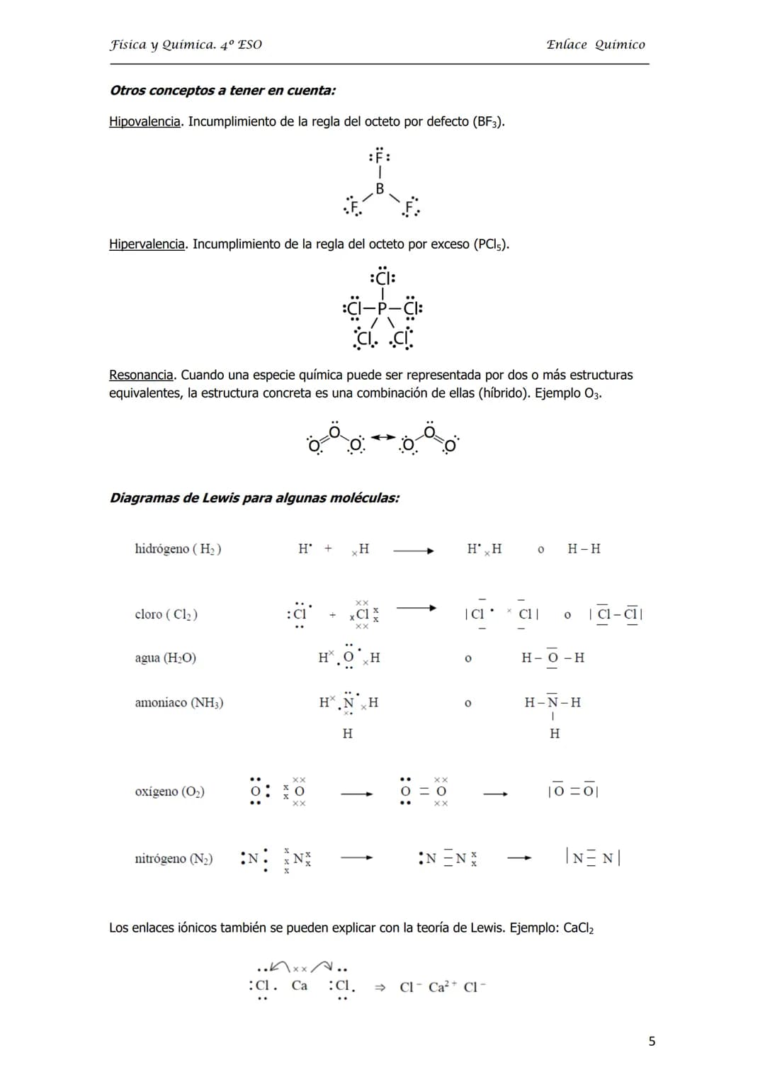 Física y Química. 4º ESO
UNIDAD 3. ENLACE QUÍMICO
1. El enlace químico: Iónico, Covalente y Metálico
2. Enlace iónico
2.1. Valencia iónica o
