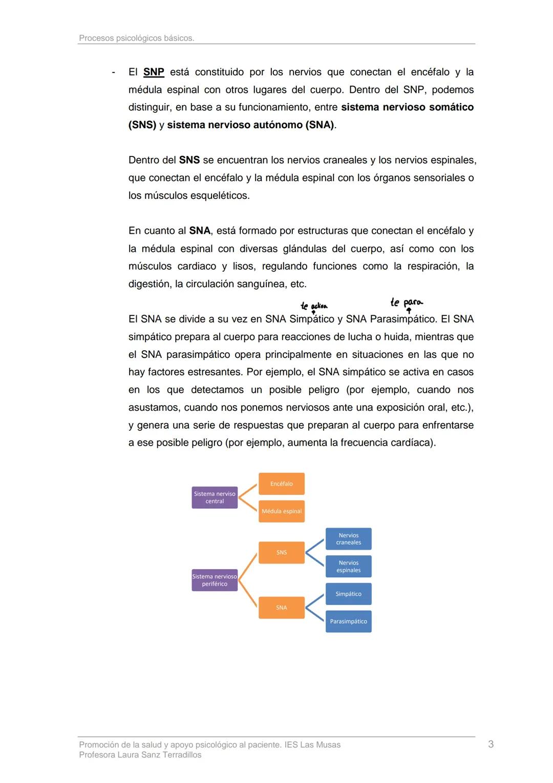 TEMA 1: PROCESOS PSICOLÓGICOS BÁSICOS
1. Introducción
La definición de salud de la OMS nos dice que esta debe abarcar no sólo el estado
físi