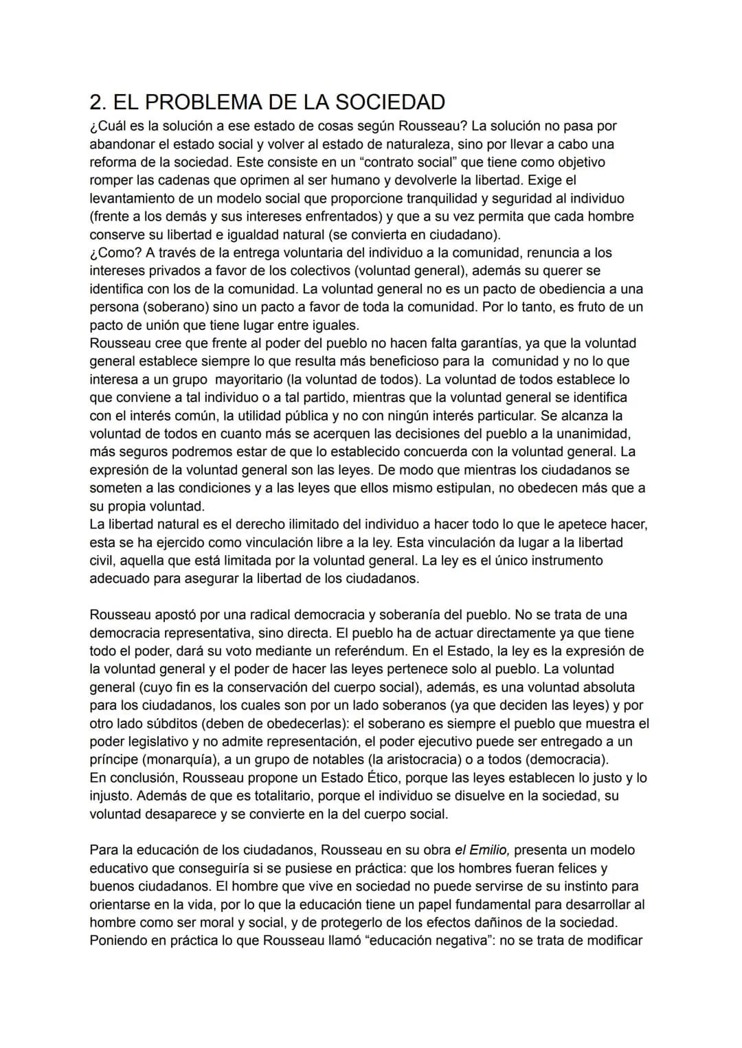 ROUSSEAU
FILOSOFÍA MODERNA
Rousseau nació en 1712 y murió en 1778, es el pensador más importante del siglo XVIII francés, es considerado
el 