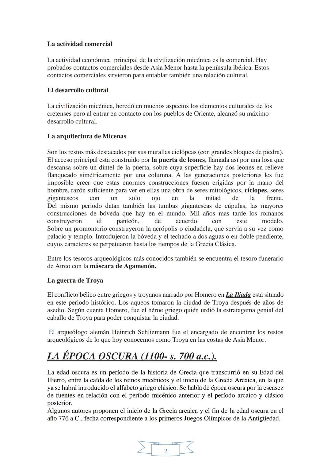 Departamento de Humanidades y CC.SS.
CULTURA CLÁSICA
"EVOLUCIÓN HISTÓRICA DE LA GRECIA CLÁSICA"
La cultura minóica o cretense (1800-1200 a.c