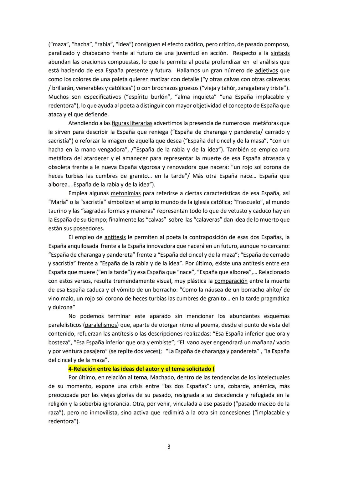 COMENTARIO DE "El mañana efímero" DE ANTONIO
MACHADO
Antes de empezar, busca el significado de las siguientes palabras:
charanga, Frascuelo,