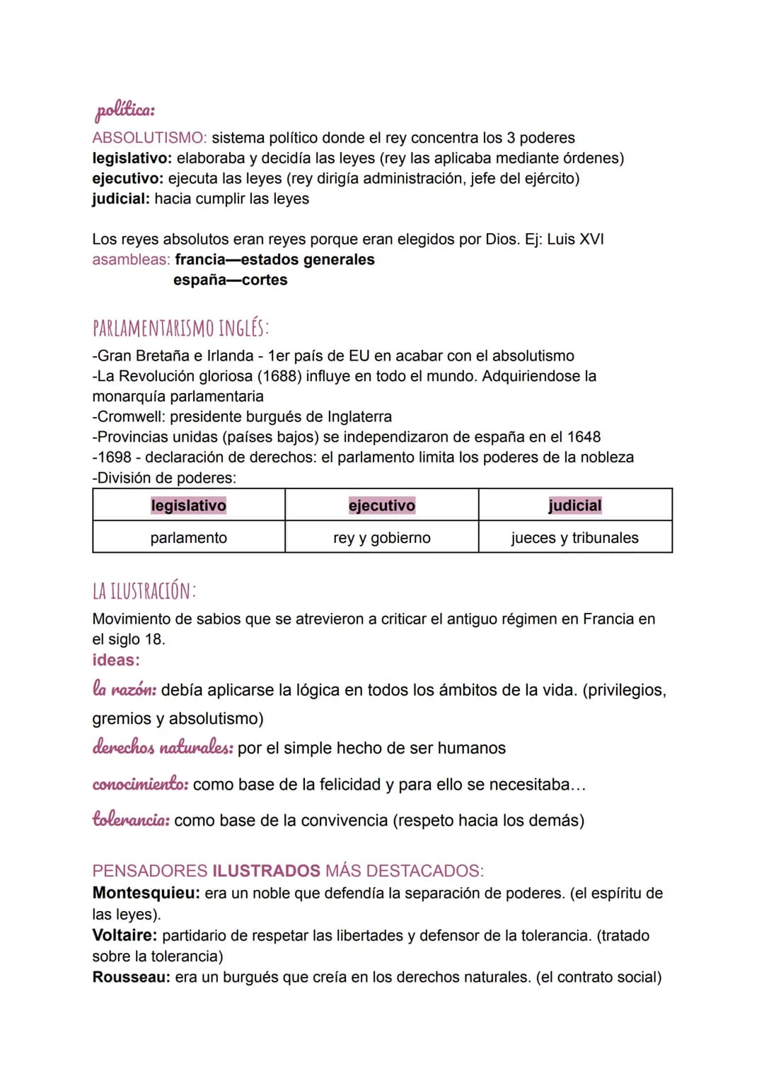 TEMA 1: EL ANTIGUO RÉGIMEN
definición: sistema social, económico y político en Europa en el siglo 17 y 18
-arrendatario: campesino alquila t