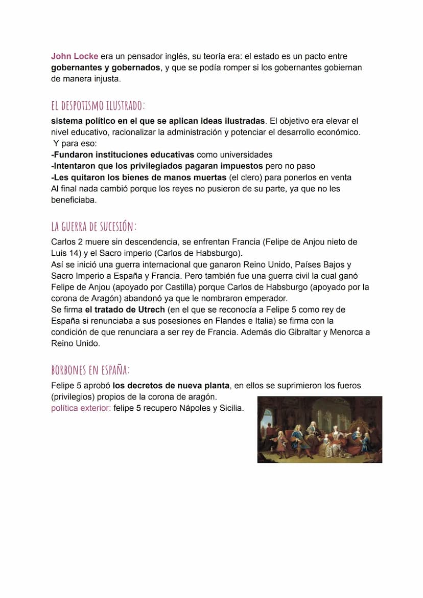TEMA 1: EL ANTIGUO RÉGIMEN
definición: sistema social, económico y político en Europa en el siglo 17 y 18
-arrendatario: campesino alquila t