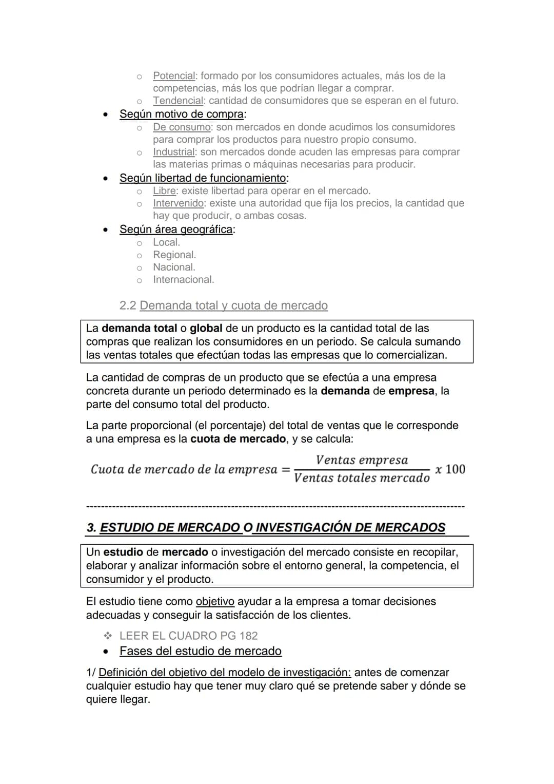 1. LA DEPARTAMENTO COMERCIAL
La función comercial incluye las actividades para hacer llegar al consumidor
los bienes y servicios producidos 
