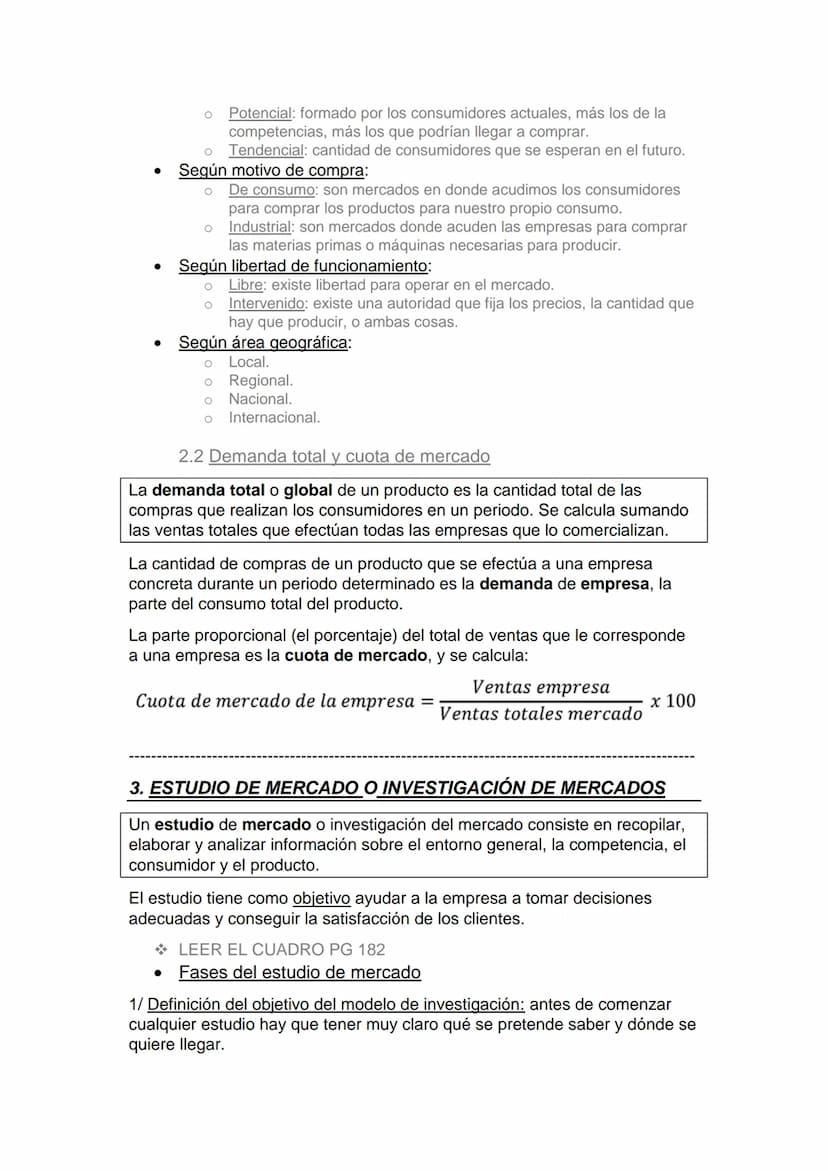 1. LA DEPARTAMENTO COMERCIAL
La función comercial incluye las actividades para hacer llegar al consumidor
los bienes y servicios producidos 