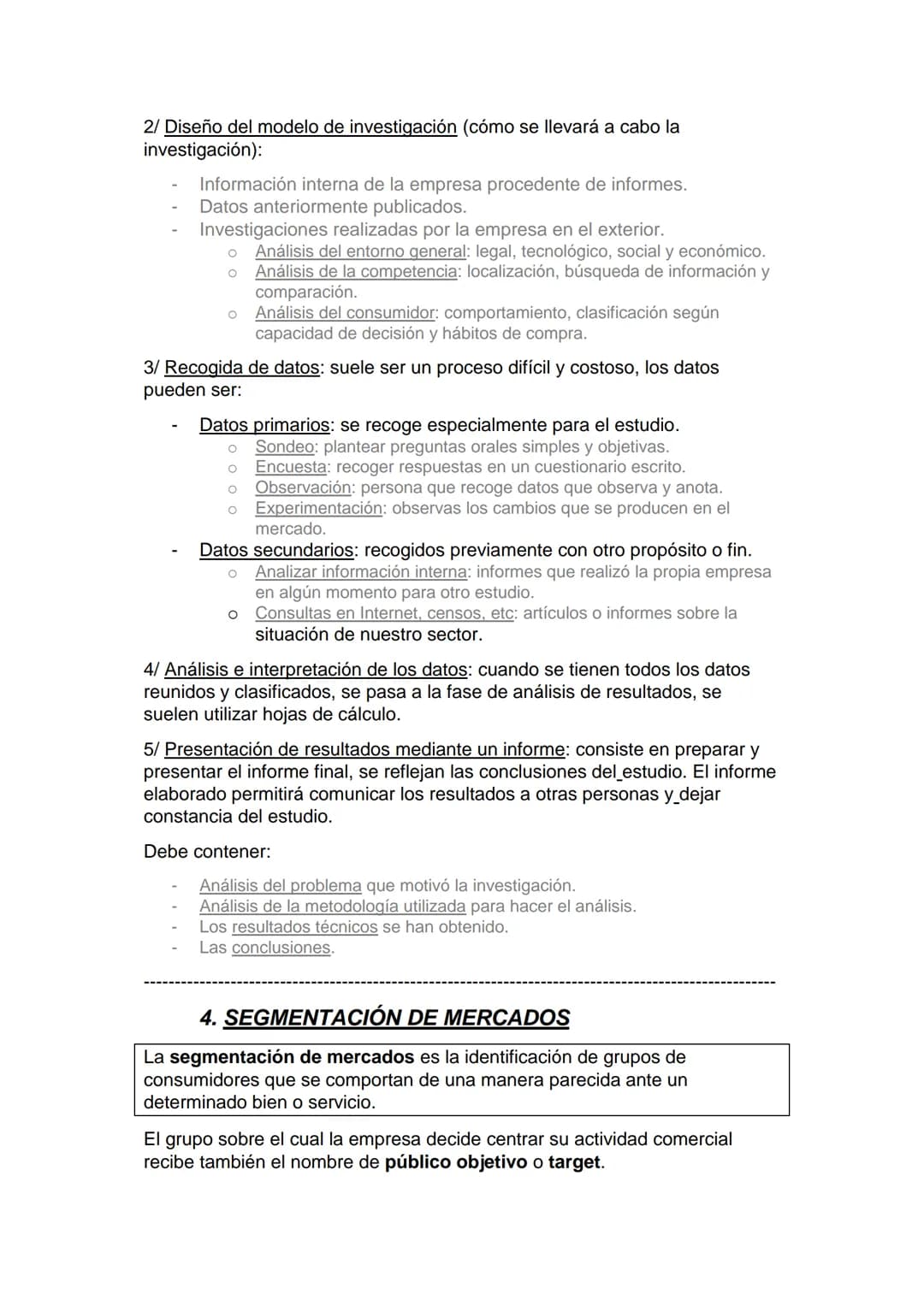 1. LA DEPARTAMENTO COMERCIAL
La función comercial incluye las actividades para hacer llegar al consumidor
los bienes y servicios producidos 