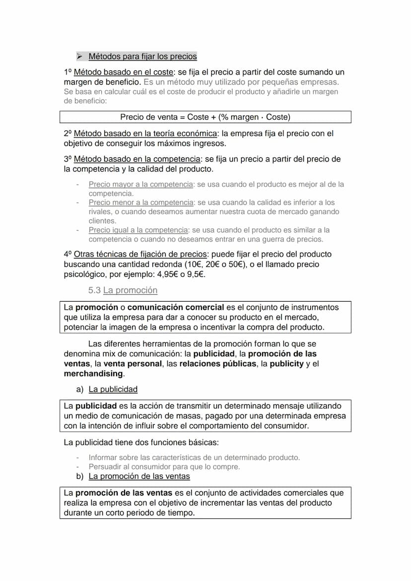 1. LA DEPARTAMENTO COMERCIAL
La función comercial incluye las actividades para hacer llegar al consumidor
los bienes y servicios producidos 