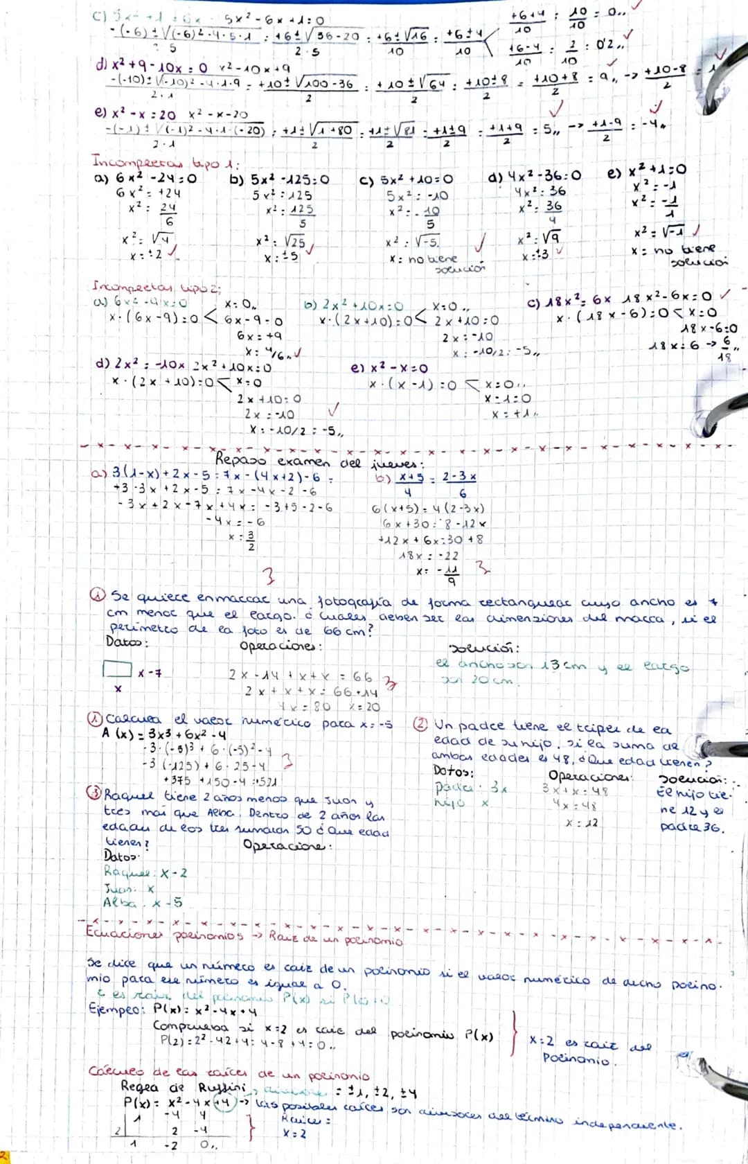 Algebra tema 5
Monomics:
Un monomio es una expresión algebraica en la que las únicas operaciones que afectan a
las letras son la multiplació