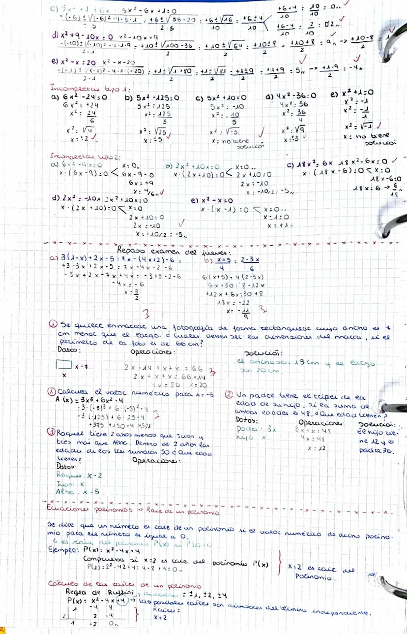 Algebra tema 5
Monomics:
Un monomio es una expresión algebraica en la que las únicas operaciones que afectan a
las letras son la multiplació
