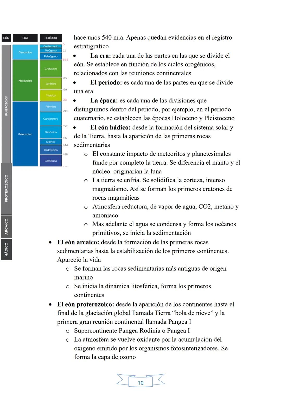 TEMA 11: LA HISTORIA GEOLÓGICA DE LA TIERRA
1. El pasado geológico:
•
.
.
Gran diferencia entre la escala temporal humana y la
geológica, du