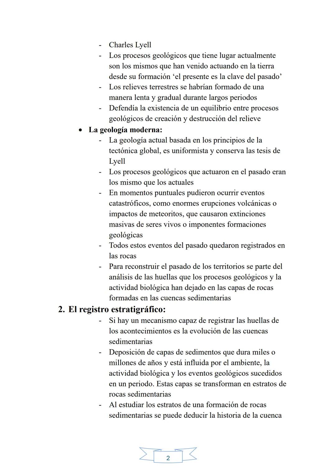 TEMA 11: LA HISTORIA GEOLÓGICA DE LA TIERRA
1. El pasado geológico:
•
.
.
Gran diferencia entre la escala temporal humana y la
geológica, du