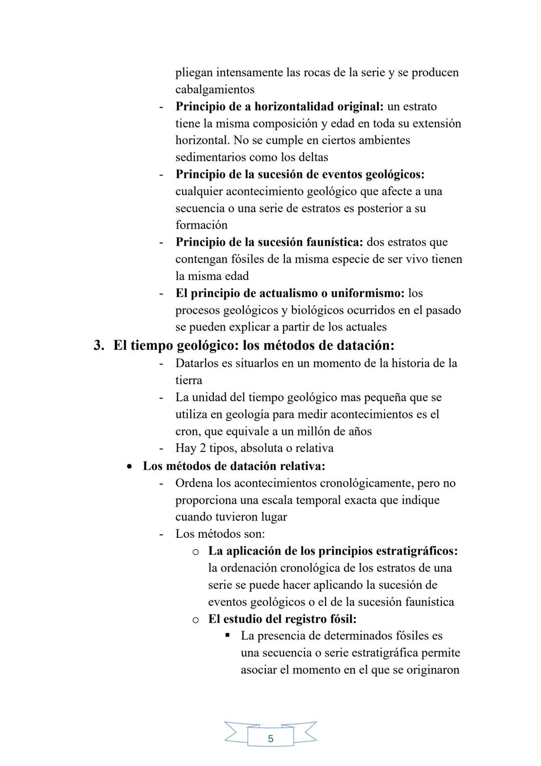 TEMA 11: LA HISTORIA GEOLÓGICA DE LA TIERRA
1. El pasado geológico:
•
.
.
Gran diferencia entre la escala temporal humana y la
geológica, du