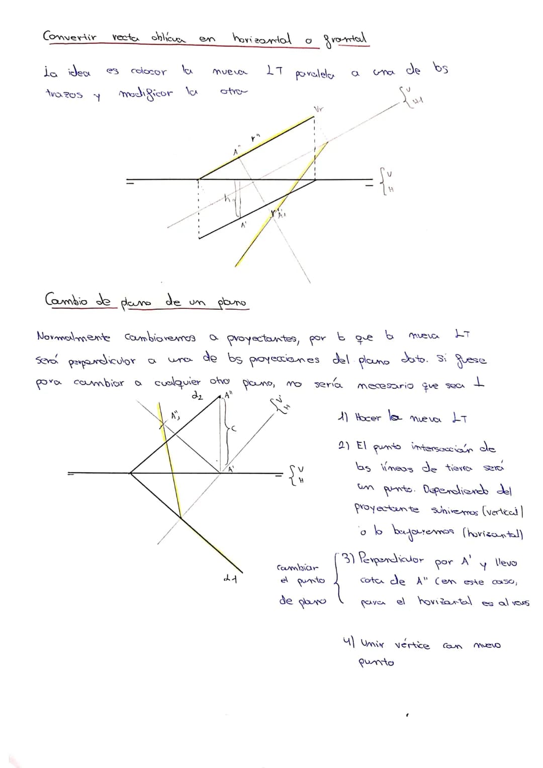 Abatimiento
Nos facilita operaciones
y podemos chtener
Abatimiento
Metodo
Método 2
(22)
de
Wrl
Vr
punto
(A)
Vr'
в им
F
4
de
A"
r
para
24
res