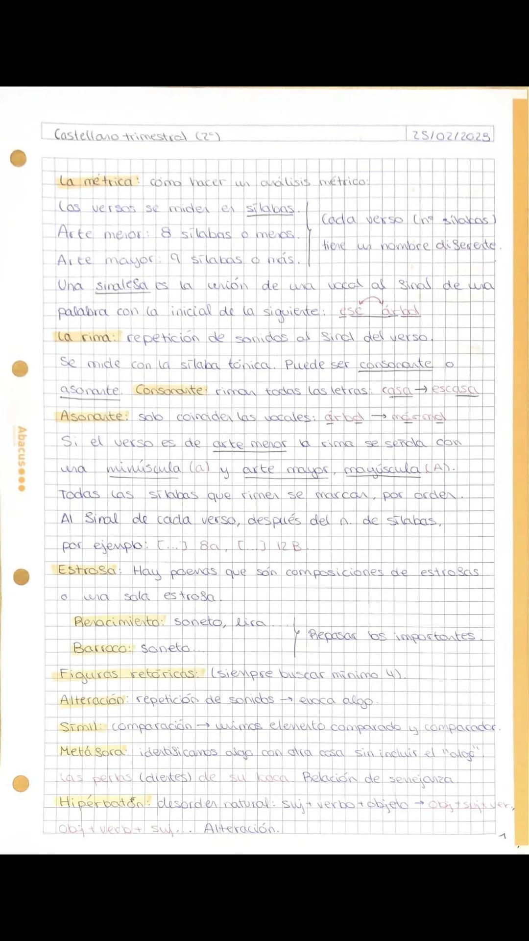 Análisis de un poema 