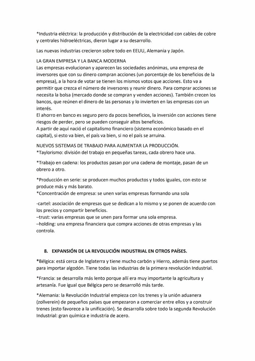 TEMA 3 REVOLUCIÓN INDUSTRIAL.
1. CONCEPTO DE REVOLUCIÓN INDUSTRIAL.
Conjunto de importantes cambios económicos y sociales que se produjeron 
