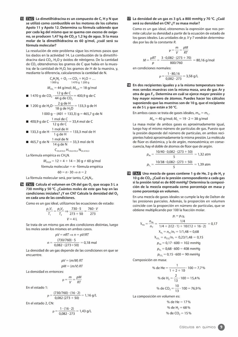 ESQUEMA DE LA UNIDAD
1. Conceptos de química
páginas 5/6
1.1. La medida de la masa
en química
páginas 5/6
Cálculos en química
3.1. Teoría ci