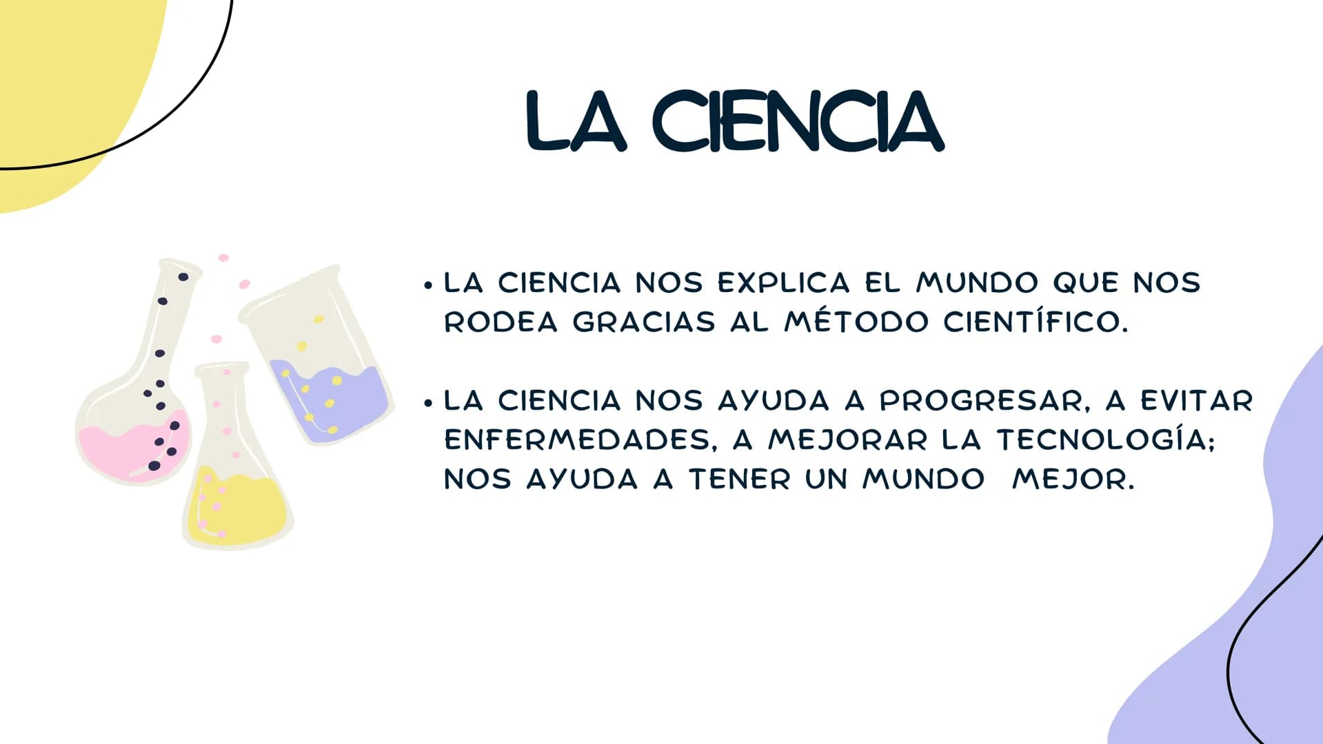 FÍSICA Y
У
QUÍMICA
TEMA 1 Y 2 LA CIENCIA
LA CIENCIA NOS EXPLICA EL MUNDO QUE NOS
RODEA GRACIAS AL MÉTODO CIENTÍFICO.
. LA CIENCIA NOS AYUDA 