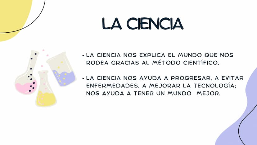 FÍSICA Y
У
QUÍMICA
TEMA 1 Y 2 LA CIENCIA
LA CIENCIA NOS EXPLICA EL MUNDO QUE NOS
RODEA GRACIAS AL MÉTODO CIENTÍFICO.
. LA CIENCIA NOS AYUDA 