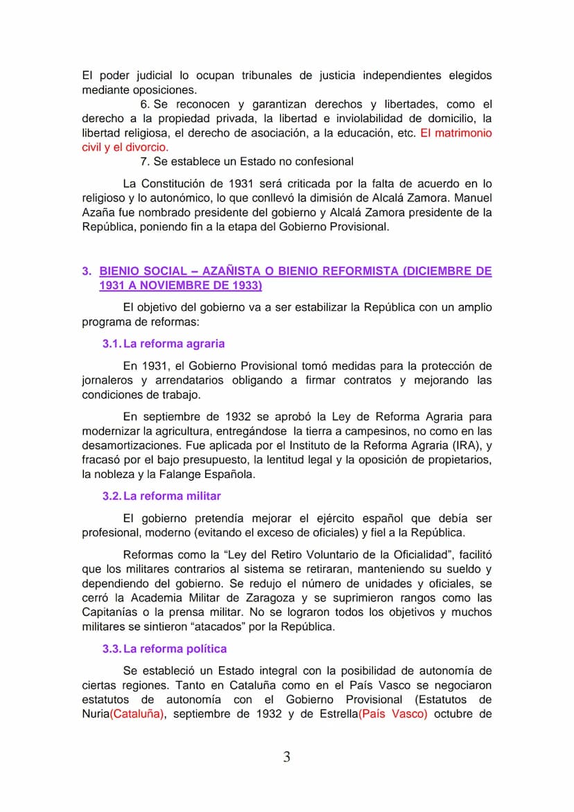 LA SEGUNDA REPÚBLICA Ⓒ
1. IMPLANTACIÓN DE LA SEGUNDA REPÚBLICA Y PARTIDOS
POLÍTICOS DURANTE LA MISMA
La Segunda República, (14 de abril de 1