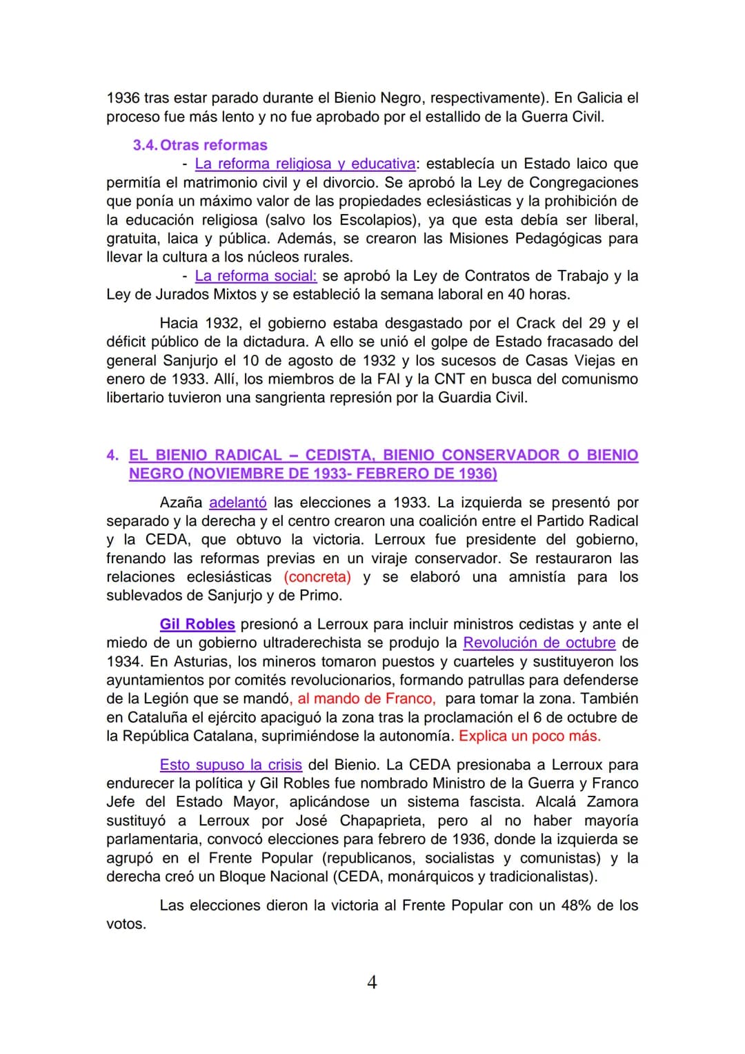 LA SEGUNDA REPÚBLICA Ⓒ
1. IMPLANTACIÓN DE LA SEGUNDA REPÚBLICA Y PARTIDOS
POLÍTICOS DURANTE LA MISMA
La Segunda República, (14 de abril de 1