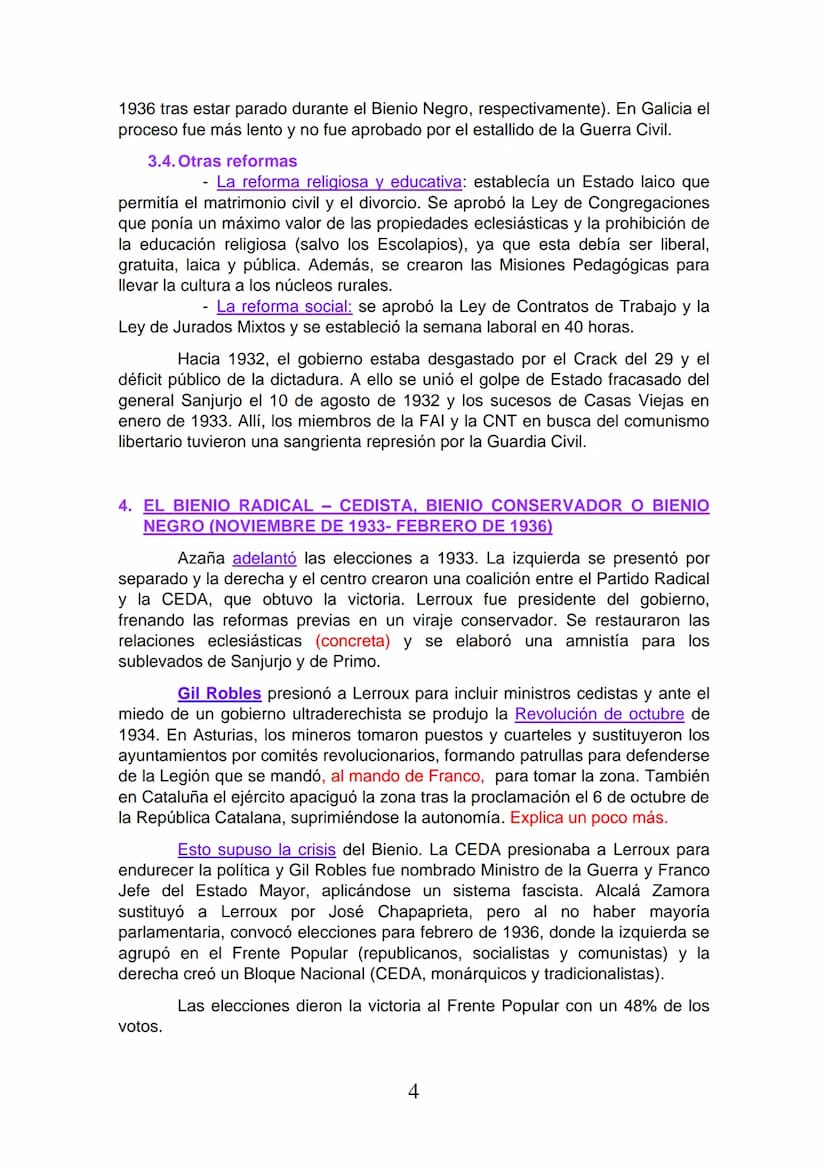 LA SEGUNDA REPÚBLICA Ⓒ
1. IMPLANTACIÓN DE LA SEGUNDA REPÚBLICA Y PARTIDOS
POLÍTICOS DURANTE LA MISMA
La Segunda República, (14 de abril de 1