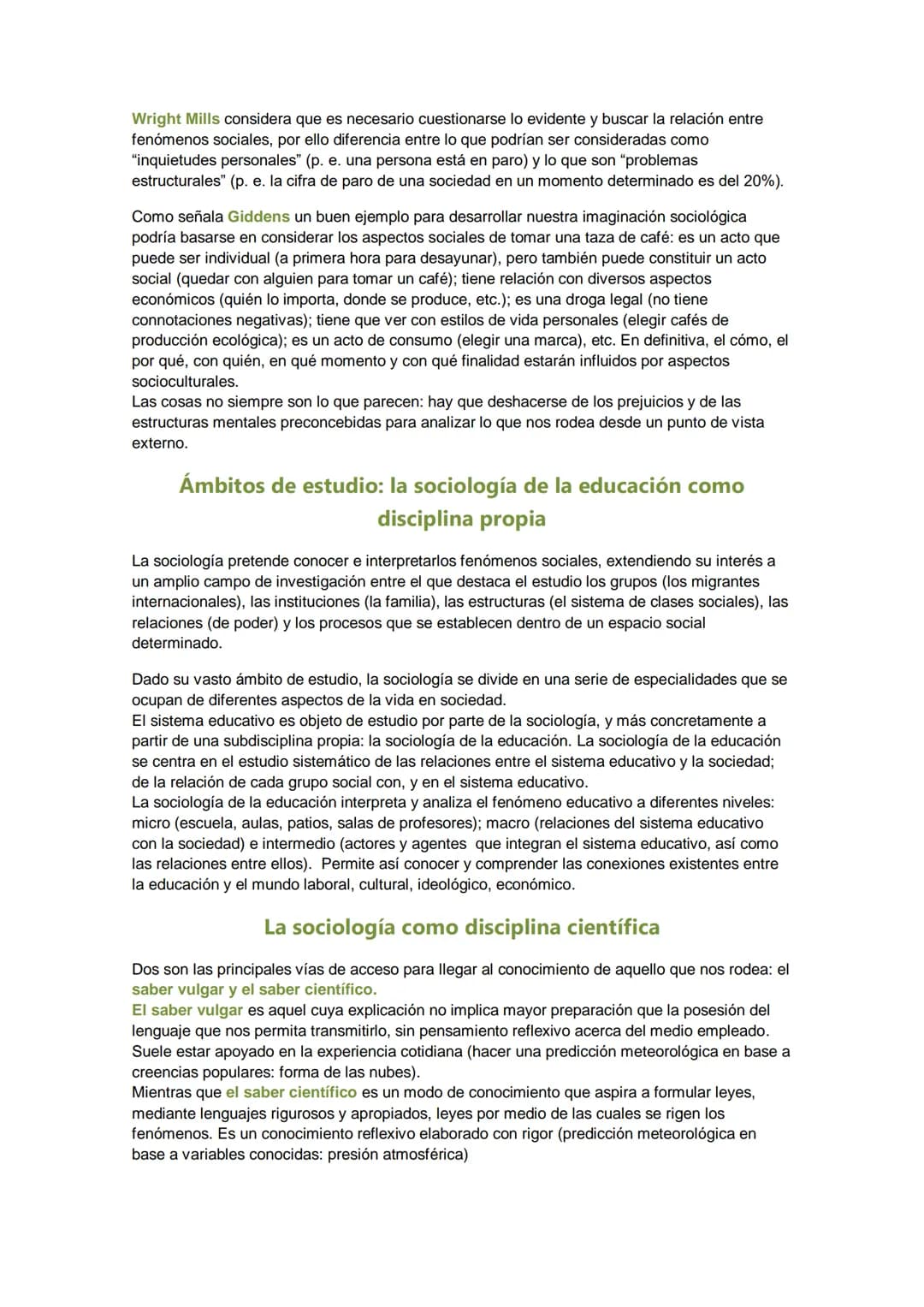 
<p>La sociología es la ciencia de lo social y se dedica al estudio de la vida social, los grupos y las sociedades modernas e industrializad
