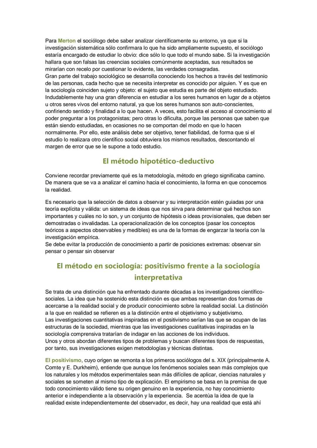 
<p>La sociología es la ciencia de lo social y se dedica al estudio de la vida social, los grupos y las sociedades modernas e industrializad