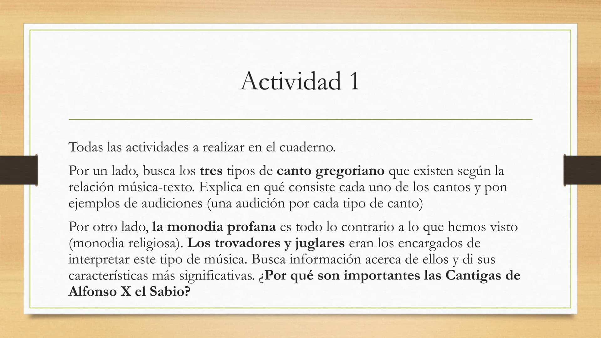 HISTORIA DE LA
MÚSICA
3ª evaluación, curso 2022/2023
Profesor Carlos Castellanos 1. LA EDAD MEDIA
1.1 Contexto de la Edad Media
1.2 La monod
