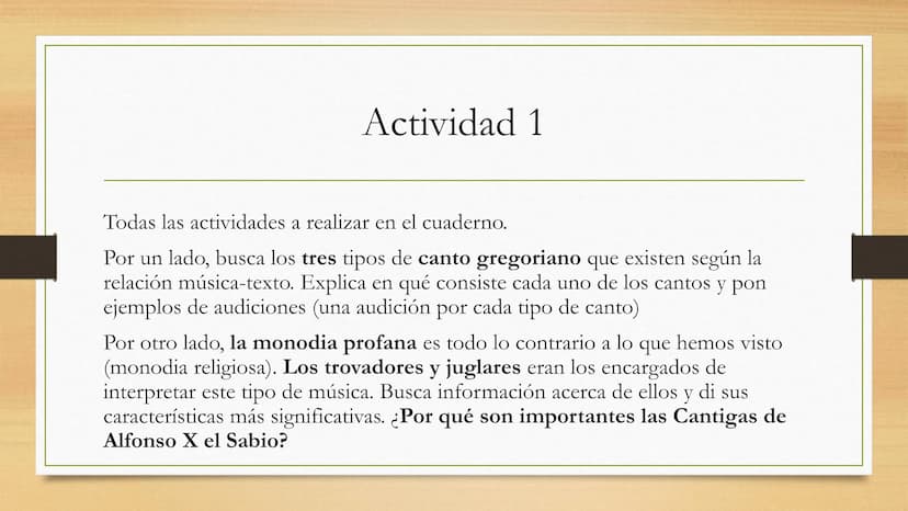 HISTORIA DE LA
MÚSICA
3ª evaluación, curso 2022/2023
Profesor Carlos Castellanos 1. LA EDAD MEDIA
1.1 Contexto de la Edad Media
1.2 La monod