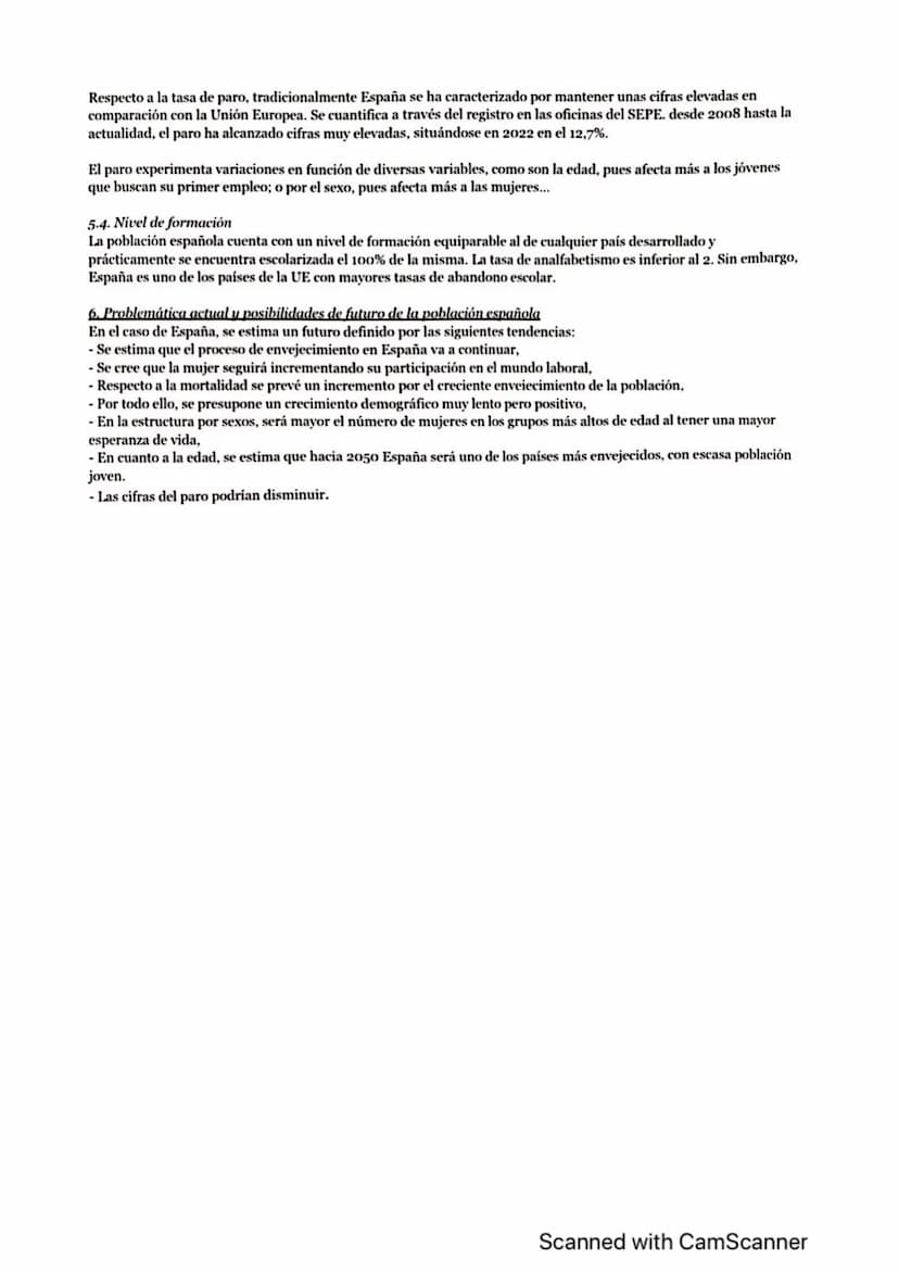 Tema 6: LA POBLACIÓN ESPAÑOLA. Evolución y distribución. La dinámica natural. Los movimientos migratorios.
Estructura y composición de la po