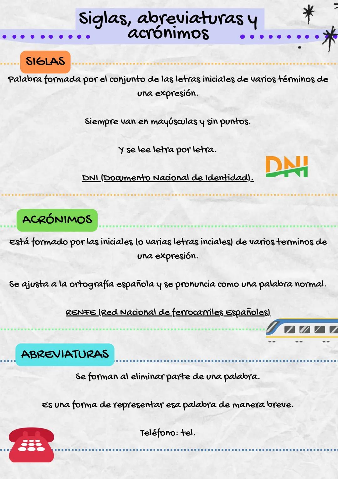 Siglas, abreviaturas y acrónimos