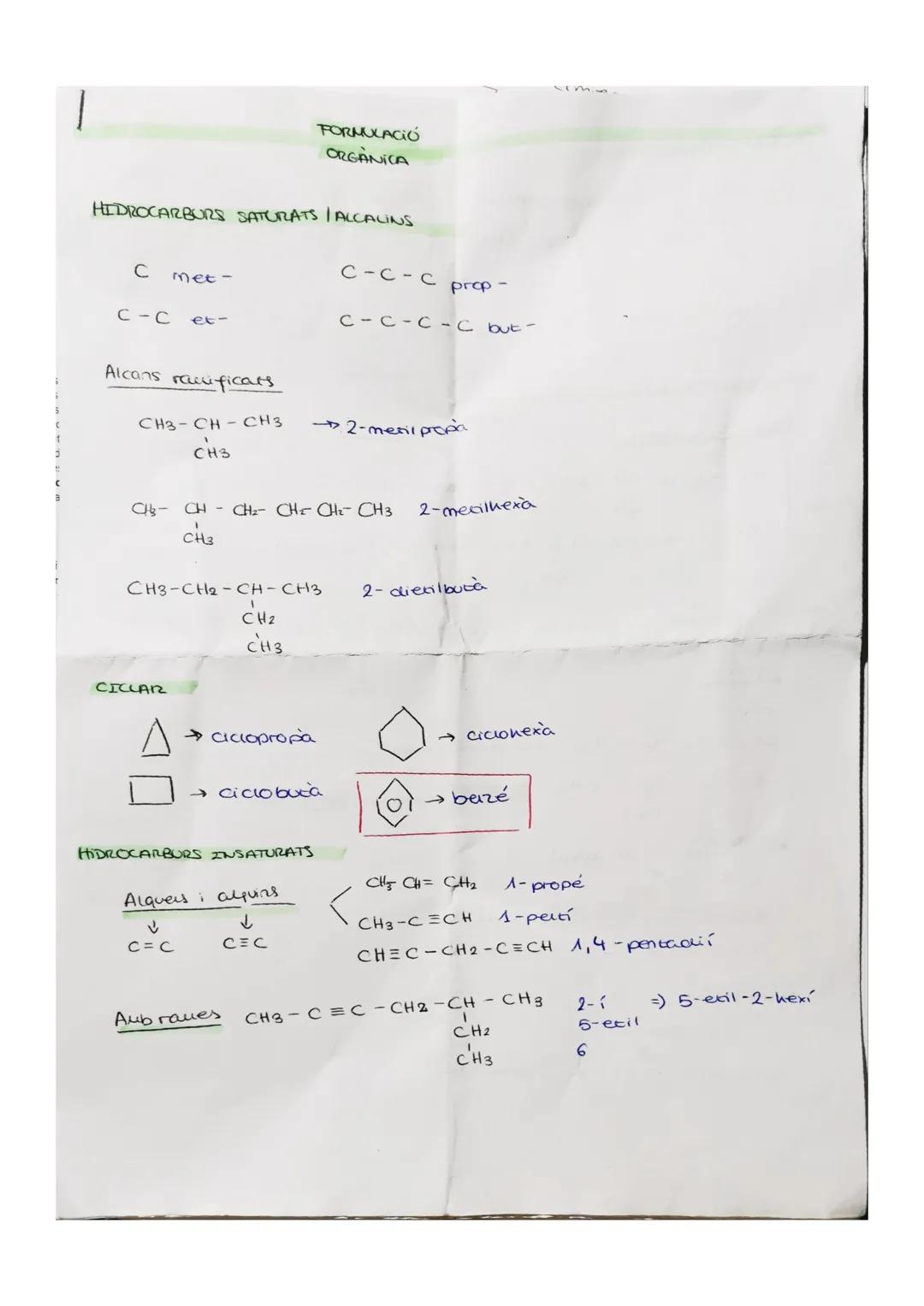 Formulació orgànica
