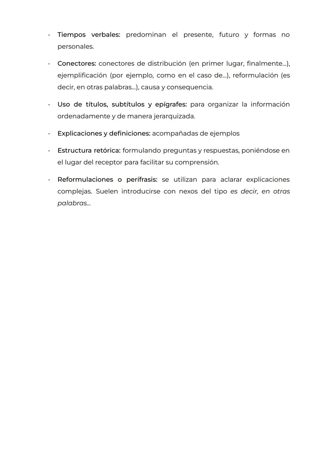 EL TEXTO EXPOSITIVO
El objetivo del texto expositivo es: dar a conocer y facilitar la comprensión al
receptor del texto.
Las diferencias que