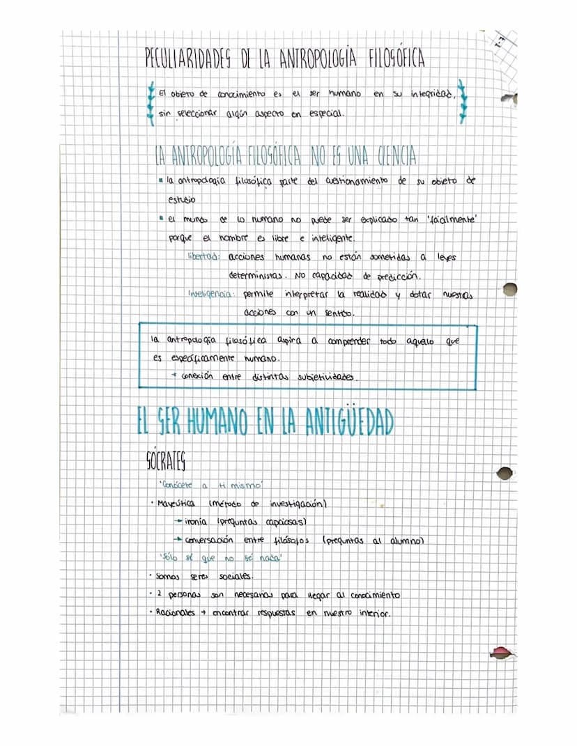 
<p>La antropología filosófica es una rama de la filosofía que se dedica a reflexionar sobre el ser humano, considerando aspectos como el al