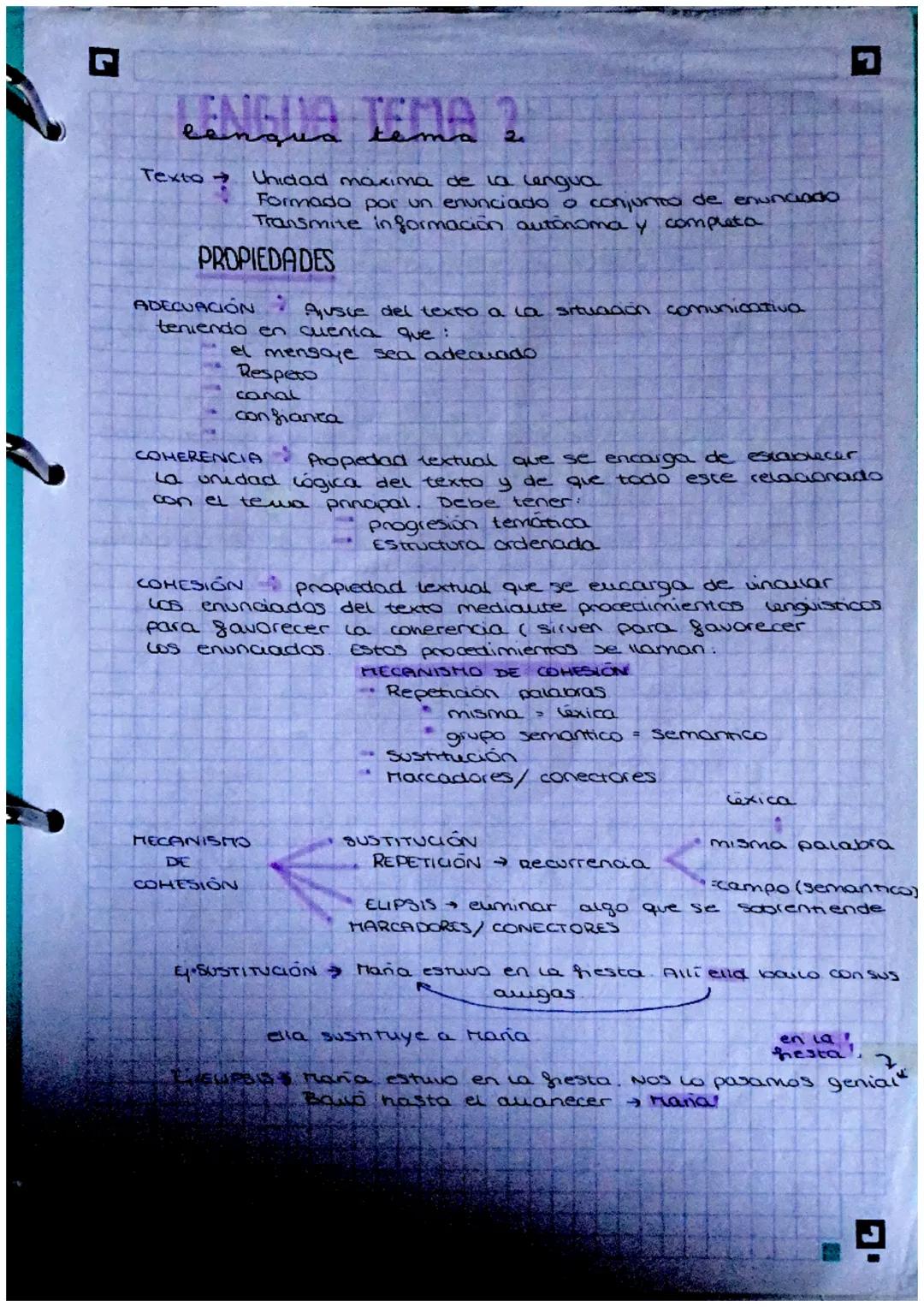 # LENGUA TEMA 2

Texto Unidad maxima de la lengua
Formado por un enunciado o conjunto de enunciado
Transmite información autònoma y completa