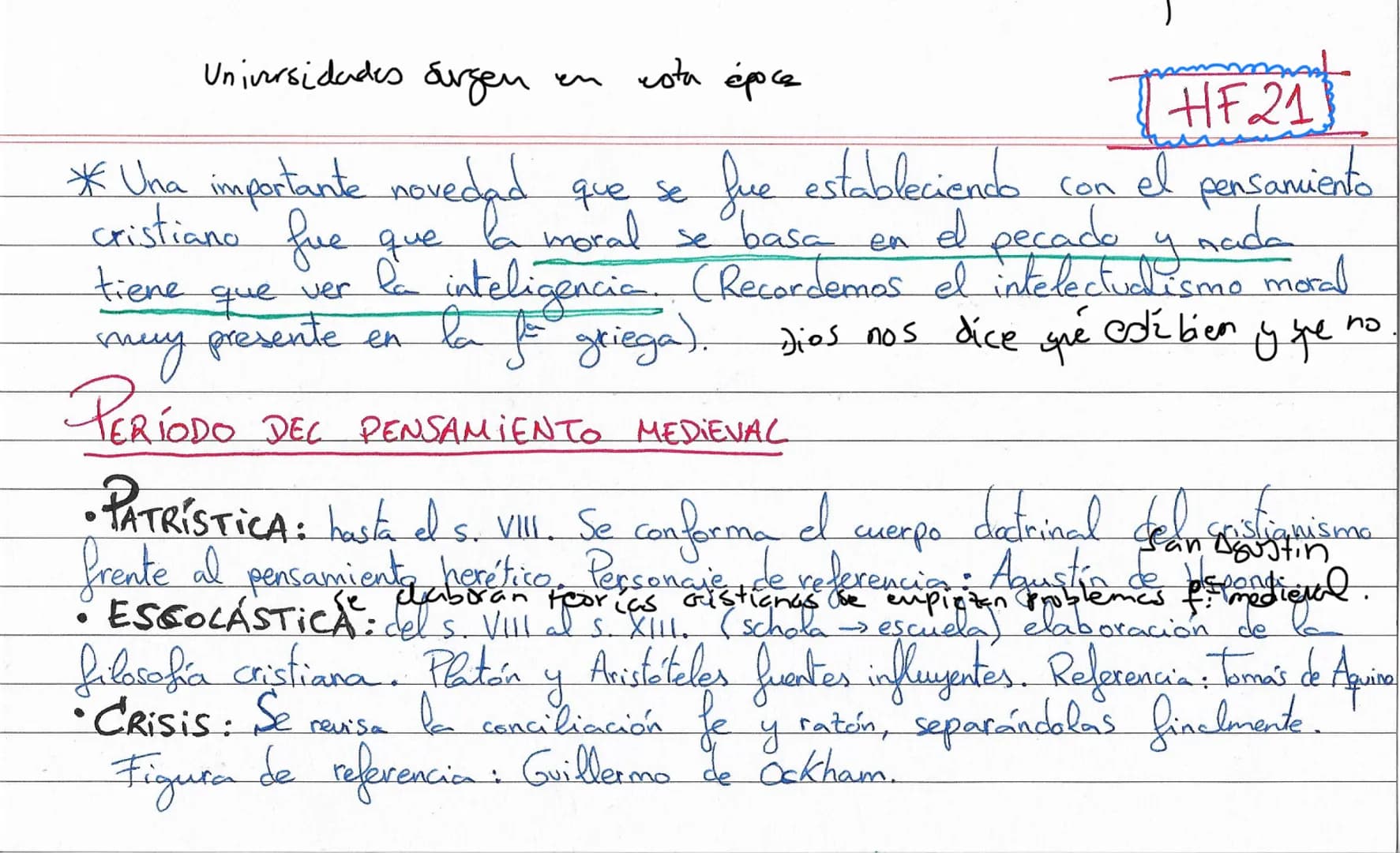 CRISTIANISMO Y FILOSOFIA
Entendiendo el contexto
el
en
que Surge
(desintegración de la polis → insatisfacción, preocupación por
individuo...