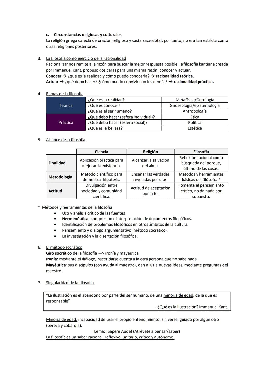 Tema 1. La reflexión filosófica en torno a la filosofía
1. Los primeros filósofos
En la Grecia prefilosófica obtenían respuestas a través de