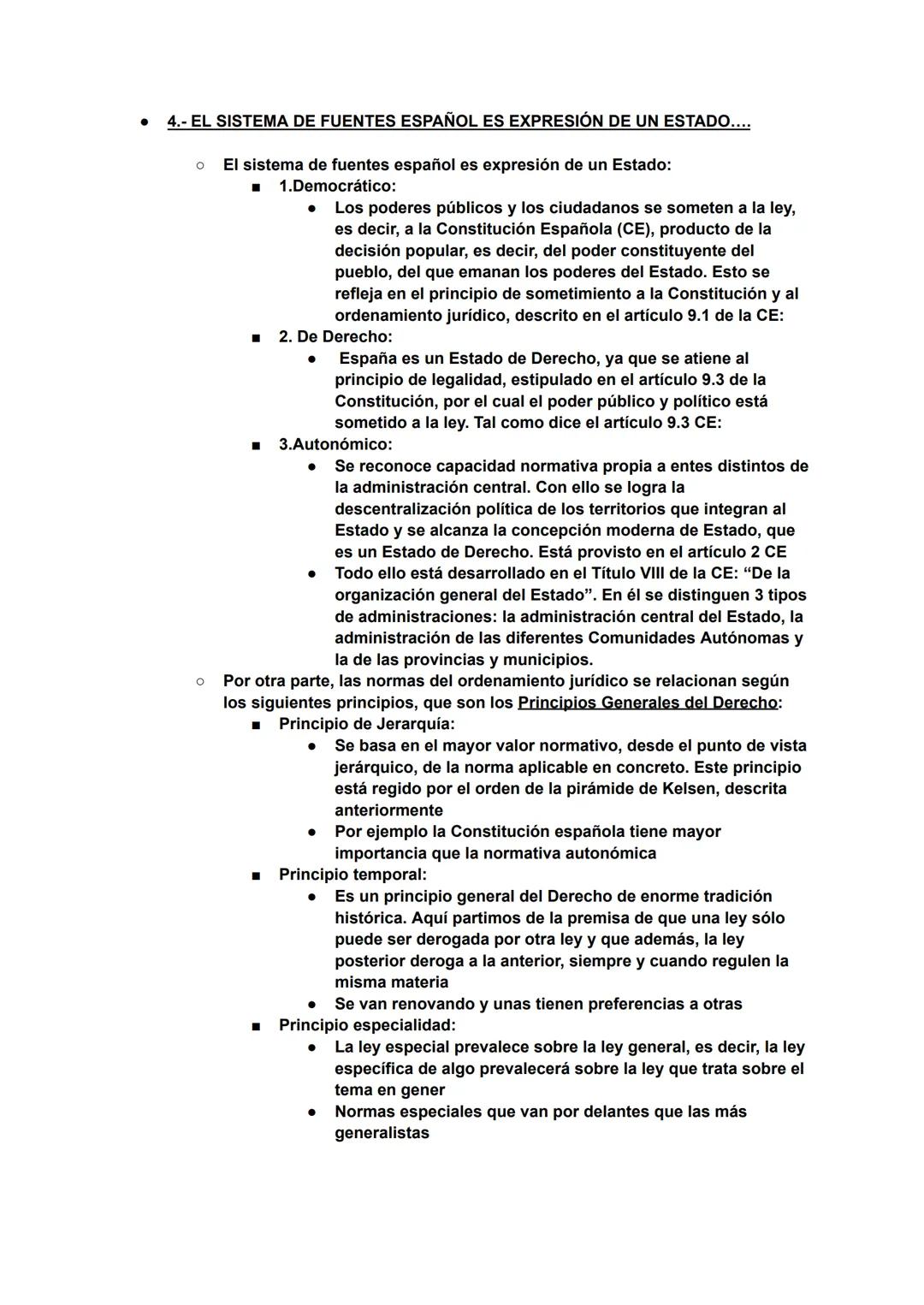 LECCIÓN 1 LA CONSTITUCIÓN: NORMA SUPREMA DEL
ORDENAMIENTO JURÍDICO
1.Introducción:
о
о
Debemos entender la constitución como fuente del dere