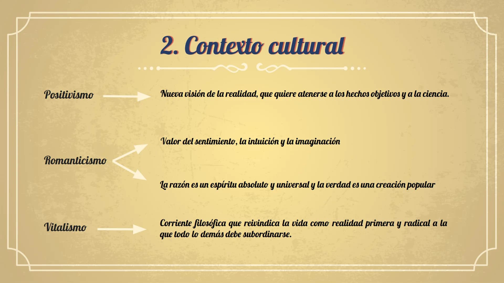 W
CONTEXTO HISTÓRICO,
CULTURAL Y FILOSÓFICO DEL
PENSAMIENTO DE F. NIETZSCHE 1. Contexto histórico
2. Contexto cultural
3.
4.
Índice
5.
Conte