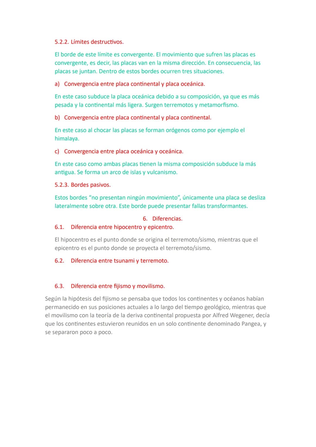 1.1.
1. Métodos de estudio del interior terrestre.
1.2.
Métodos directos.
Los métodos directos permiten obtener muestras e información direc