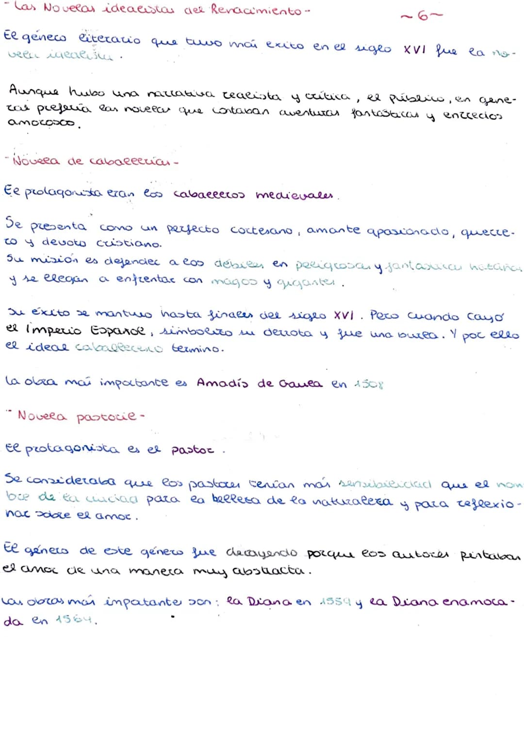 
<p>Un género literario que tuvo mucho éxito en el siglo XVI fue la novela idealista. Aunque hubo una narrativa realista y crítica, el públi