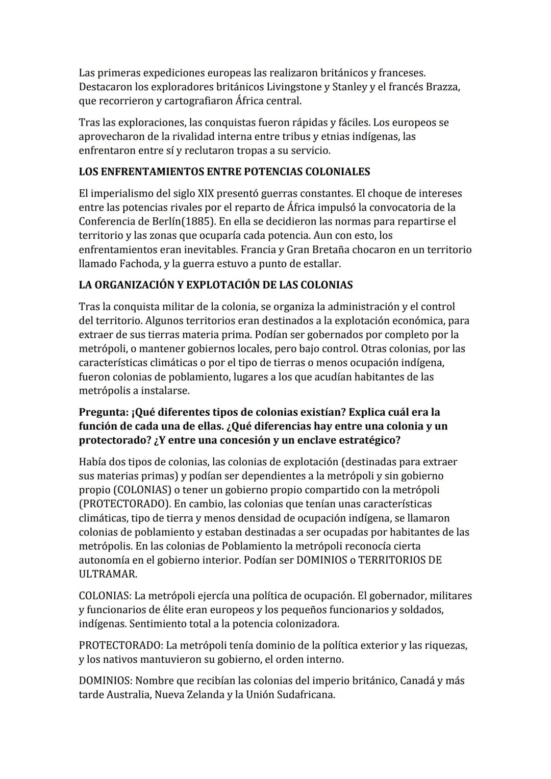 
<h2 id="queselimperialismocolonial">¿Qué es el imperialismo colonial?</h2>
<p>Se define como el sentimiento directo y explotación económica