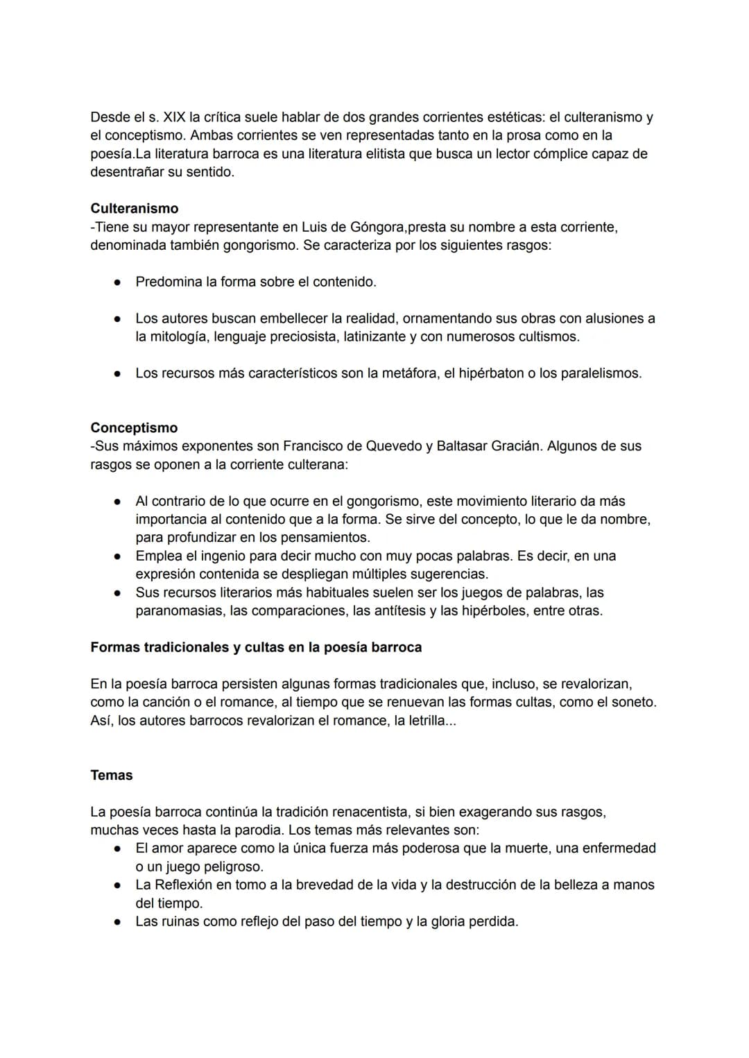 0. Características del periodo
-El Barroco aparece tras el Renacimiento y abarca desde finales del s. XVI hasta los últimos
años del s. XVII
