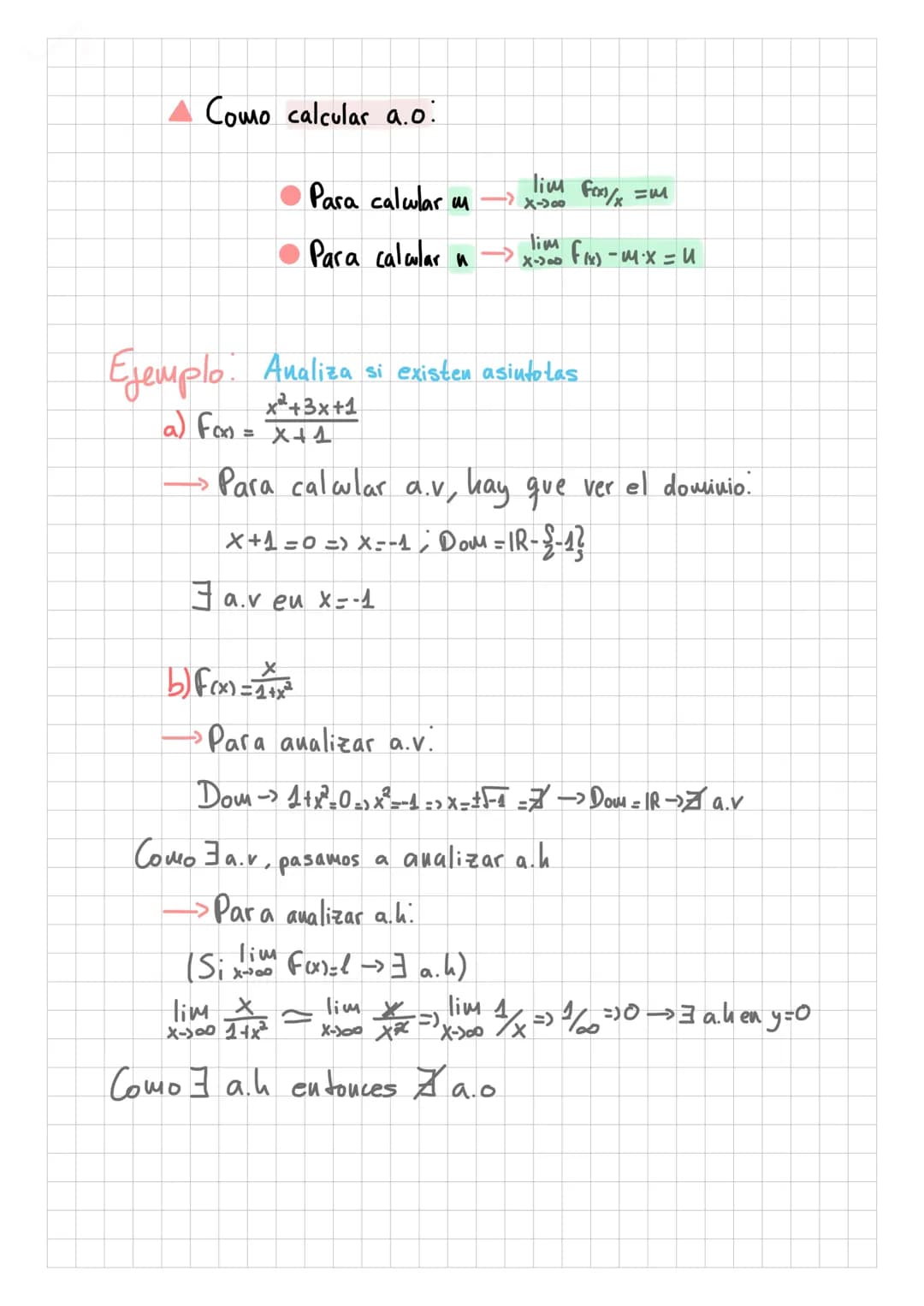 Ejemplo
-> Limites de funciones inversas a
polinomicas
lim
Si P(x) es una
función polinomica, entonces X-300 / Po₂ = 0,
al dividir o el coci