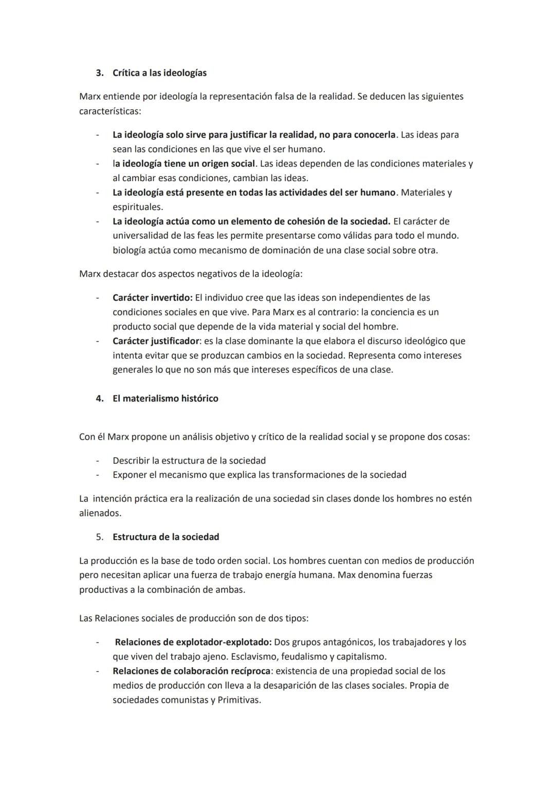 1. Fuentes del pensamiento de Marx.
Herencia Hegeliana.
Marx toma de Hegel el método dialéctico para explicar cómo la sociedad avanza en el 