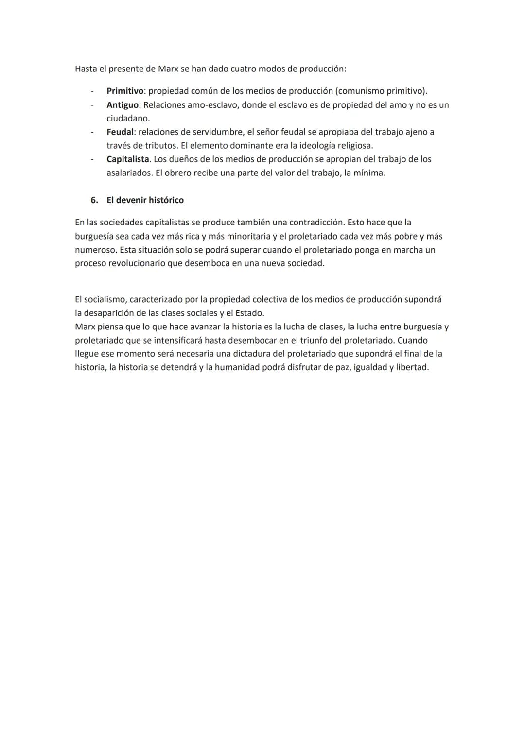 1. Fuentes del pensamiento de Marx.
Herencia Hegeliana.
Marx toma de Hegel el método dialéctico para explicar cómo la sociedad avanza en el 