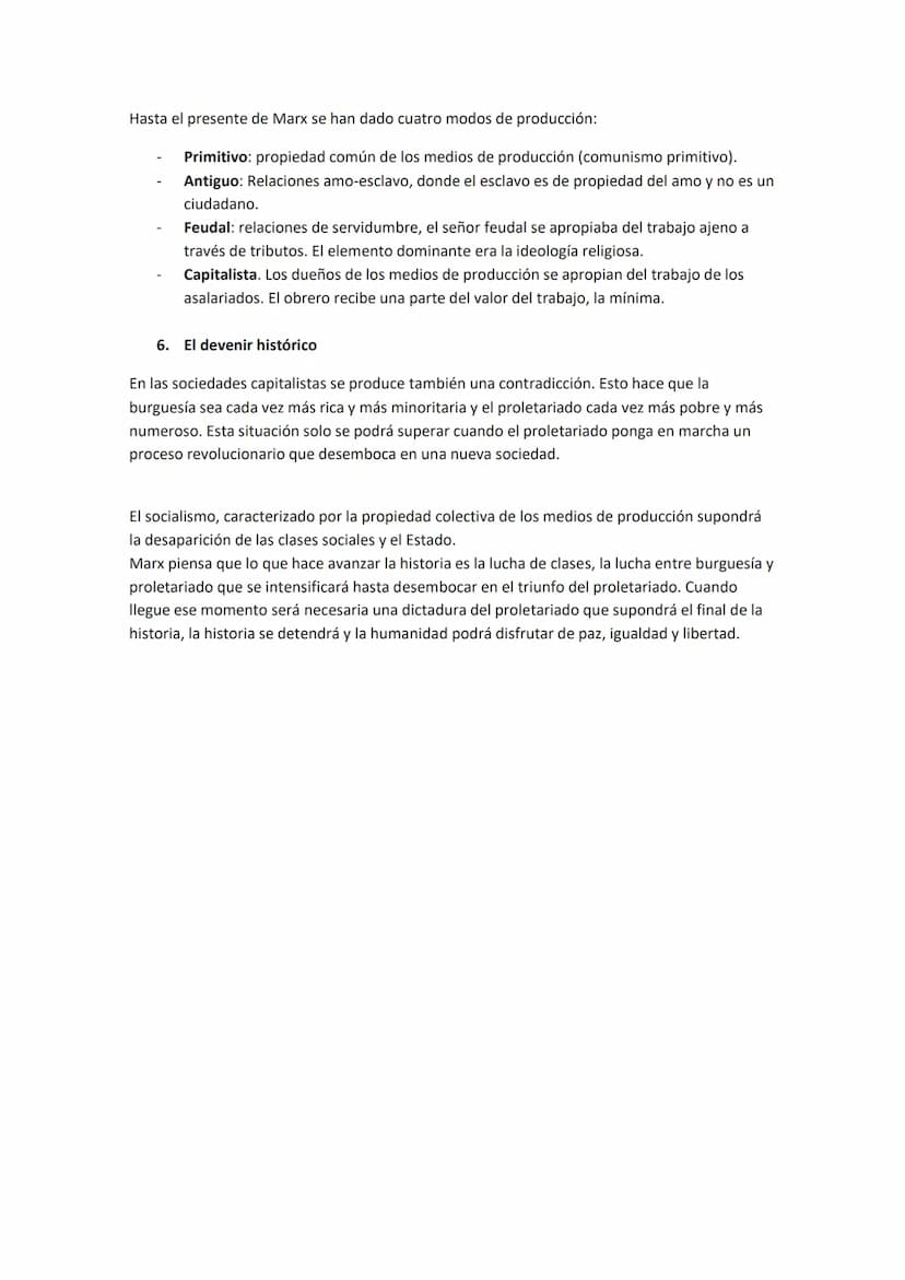 1. Fuentes del pensamiento de Marx.
Herencia Hegeliana.
Marx toma de Hegel el método dialéctico para explicar cómo la sociedad avanza en el 