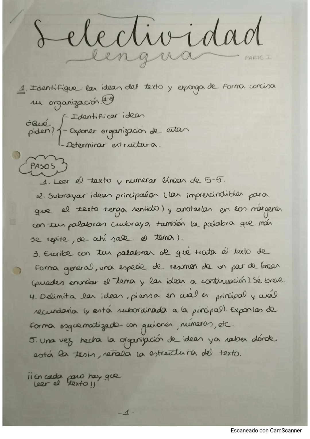 Instrucciones para ideas y organización del texto/Intención comunicativa/Texto argunentativo