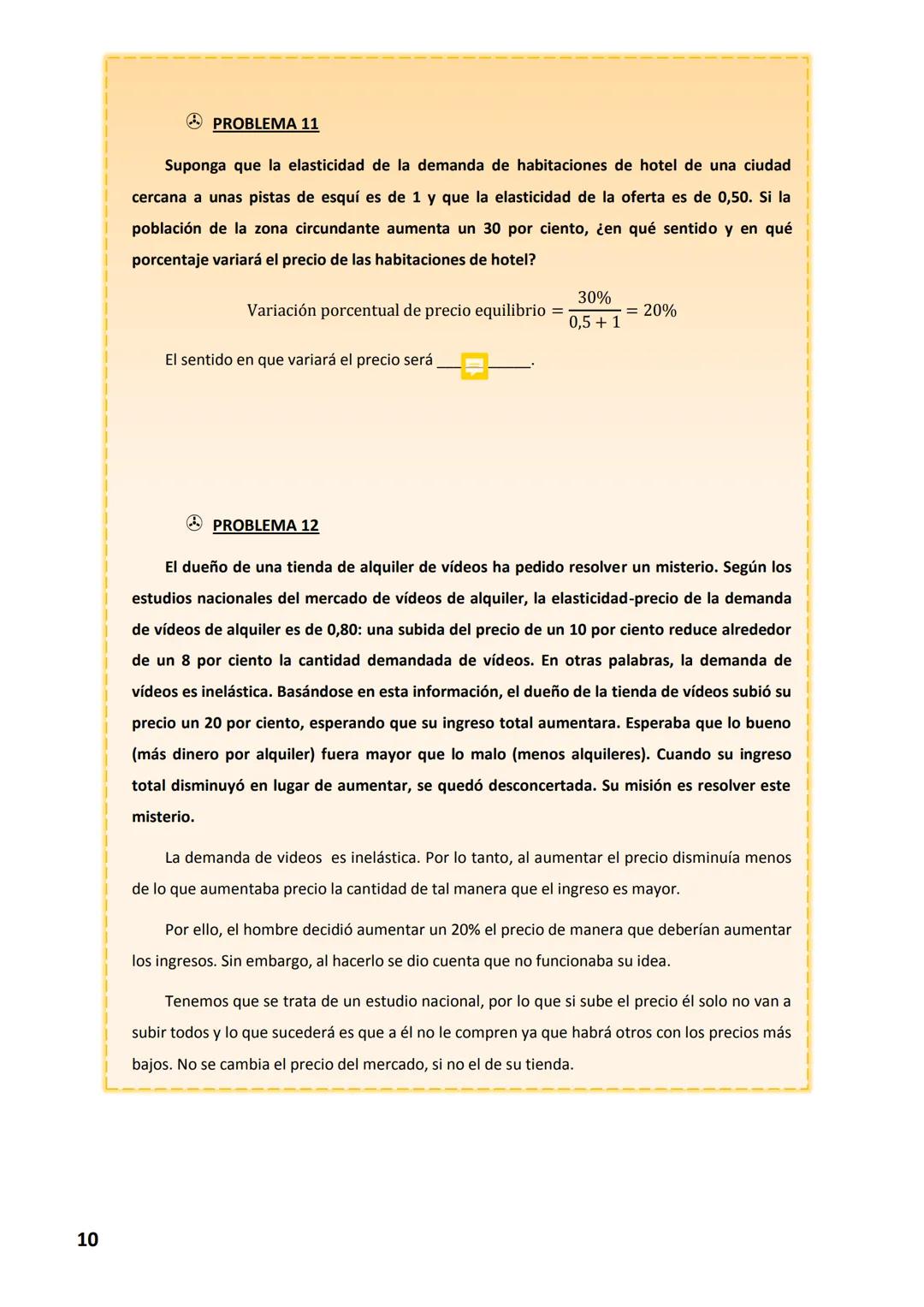 TEMA 3 LA ELASTICIDAD
La elasticidad es una medida del grado en que responden los compradores y los
vendedores a los cambios de la situación